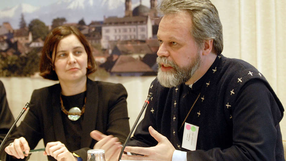 Der Generalsekretär der Konferenz Europäischer Kirchen Heikki Huttunen