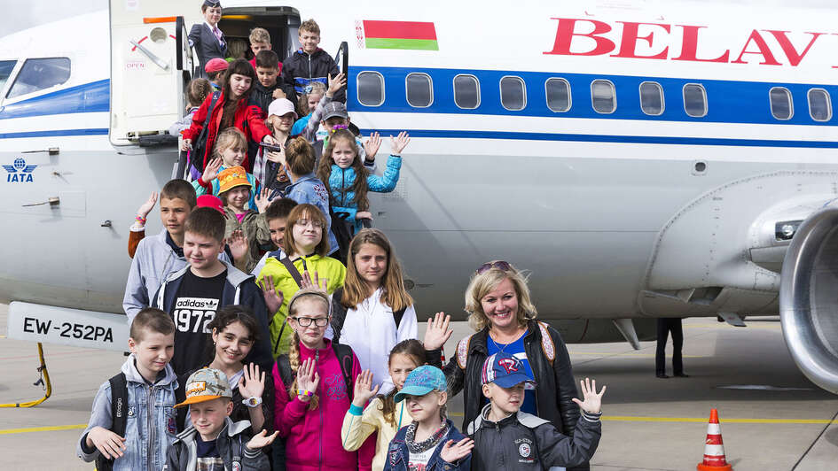 Ankunft von Kindern aus der Gomel-Region in in Hannover-Langenhagen, 2015 Ankunft von Kindern aus der Gomel-Region in in Hannover-Langenhagen, 2015