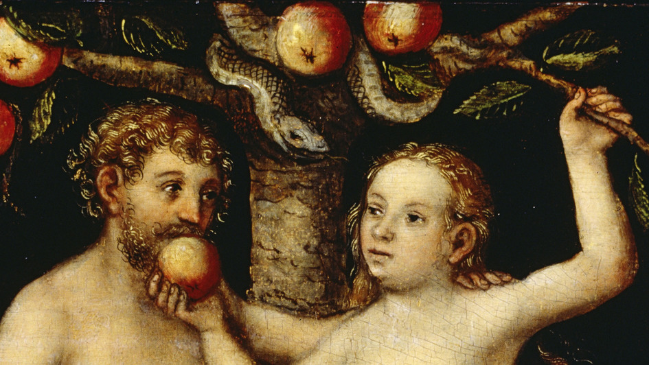 Gemälde „Adam und Eva“ von Lucas Cranach dem Älteren