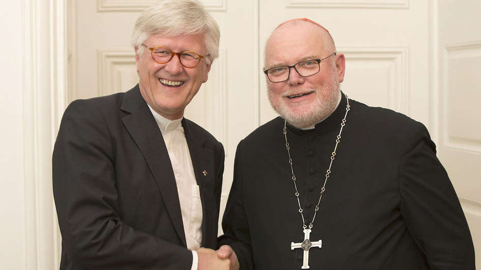Heinrich Bedford-Strohm und Kardinal Reinhard Marx