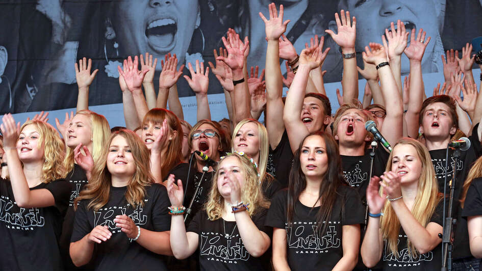 Chor Livslust beim Gospelkirchentag 2012 Chor Livslust beim Gospelkirchentag 2012