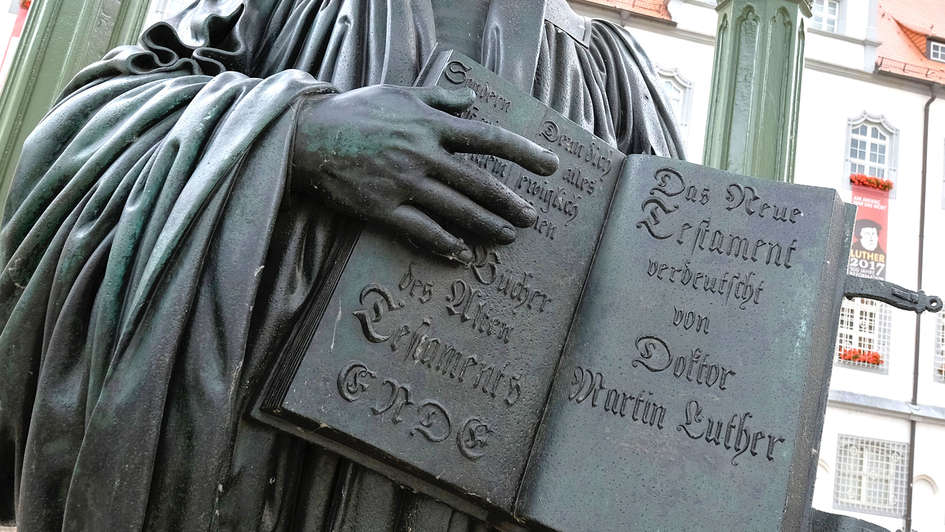Luther-Denkmal in Wittenberg