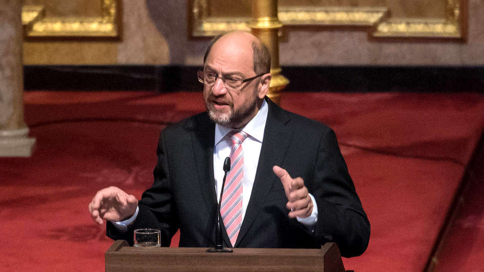 Martin Schulz auf dem Evangelischen Kirchentag