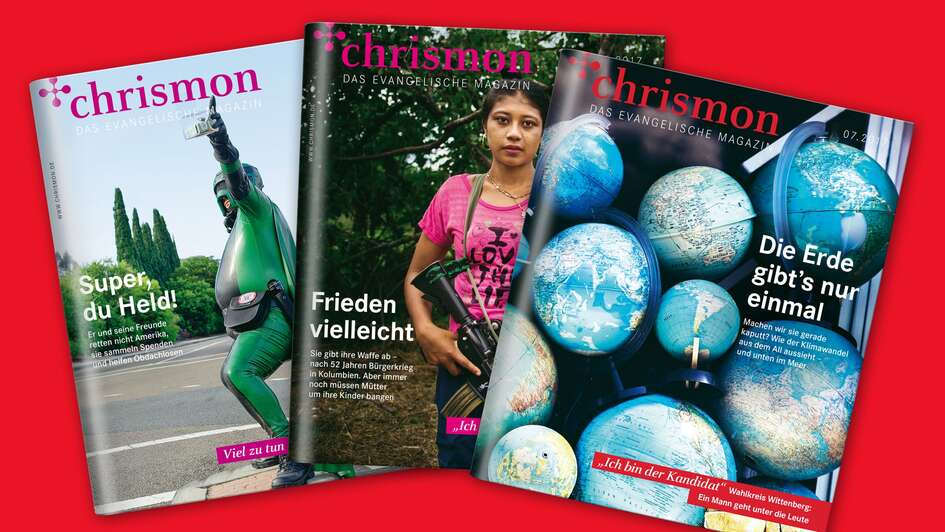 Cover des evangelischen magazins 'chrismon' Cover des evangelischen magazins 'chrismon'