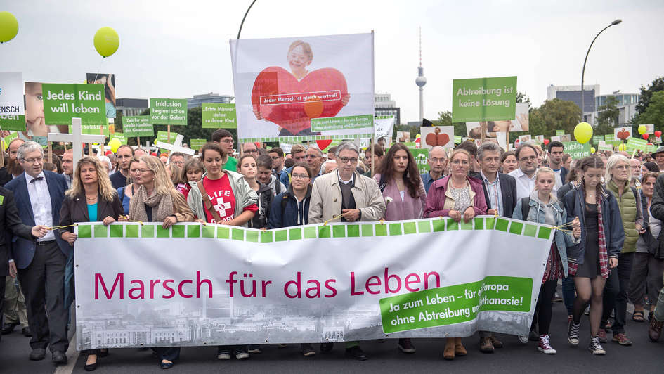 'Marsch für das Leben' 2016 in Berlin 'Marsch für das Leben' 2016 in Berlin