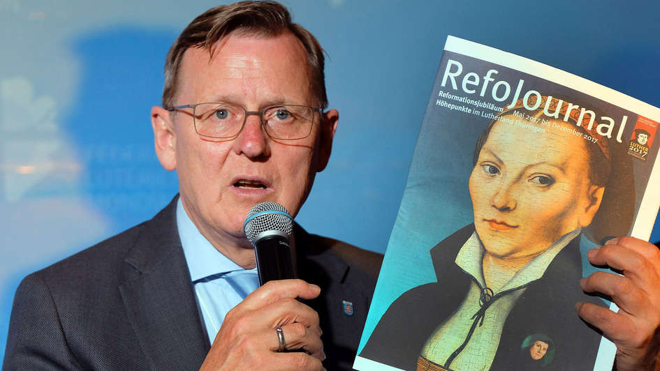 Ministerpräsident Bodo Ramelow wirbt fürs Reformationsjubiläum