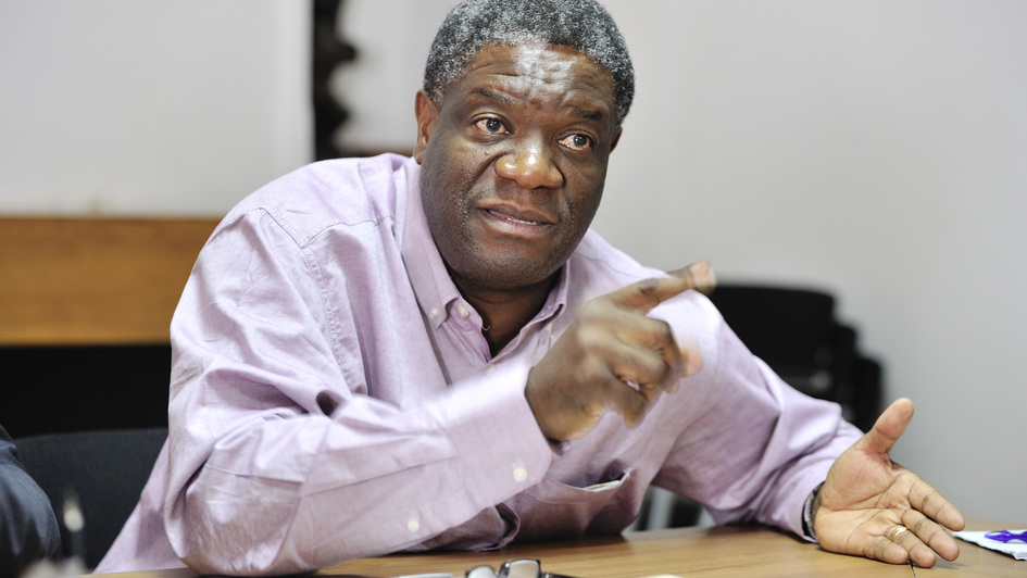 Der kongolesische Arzt und Friedensnobelpreisträger Denis Mukwege