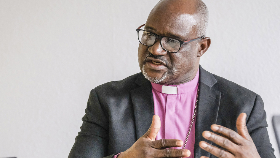 Präsident des Lutherischen Weltbundes (LWB), Erzbischof Musa Panti Filibus aus Nigeria