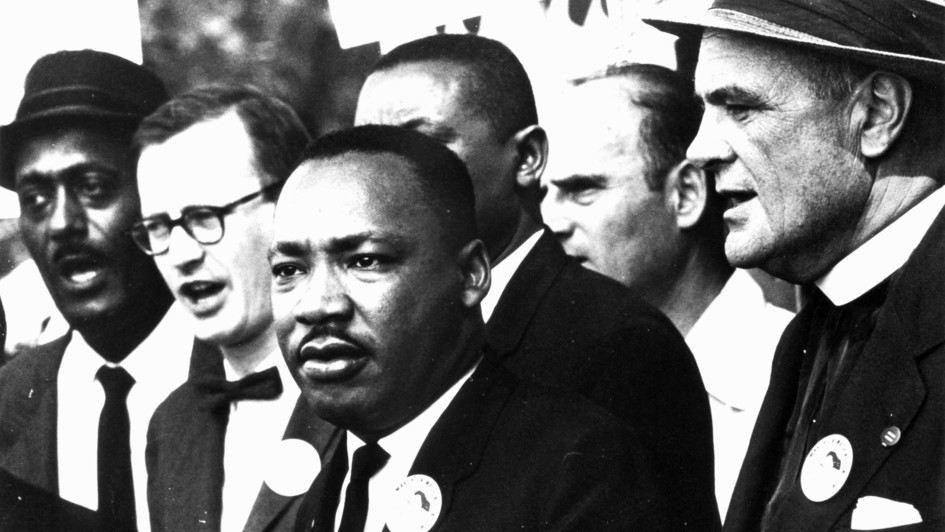 Martin Luther King beim „Marsch auf Washington“