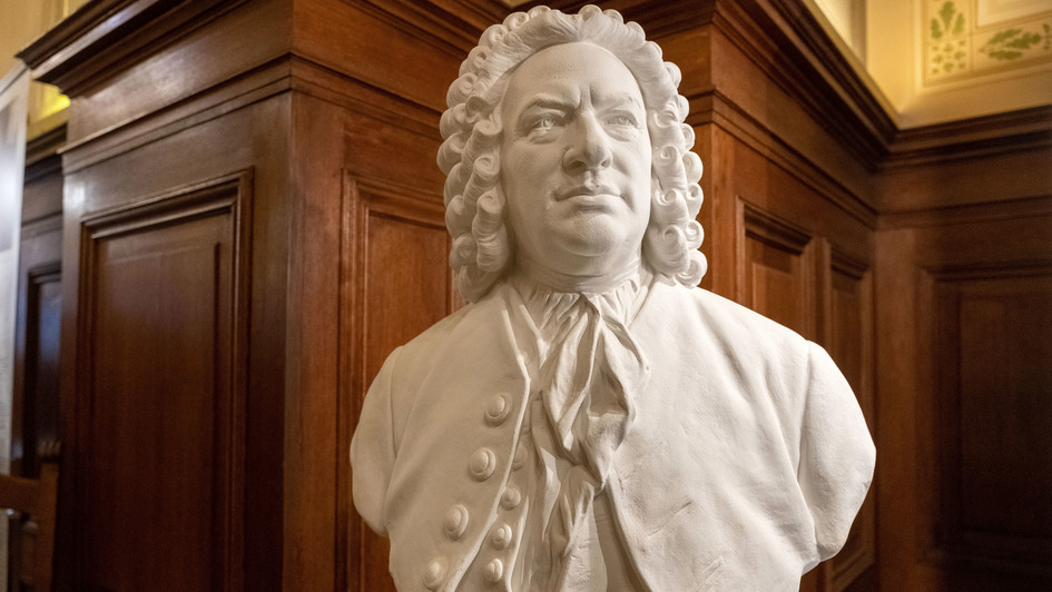 Büste des Komponisten Johann Sebastian Bach