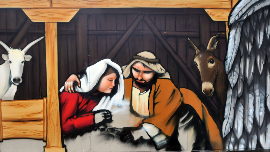Graffiti-Krippe Graffiti-Krippe