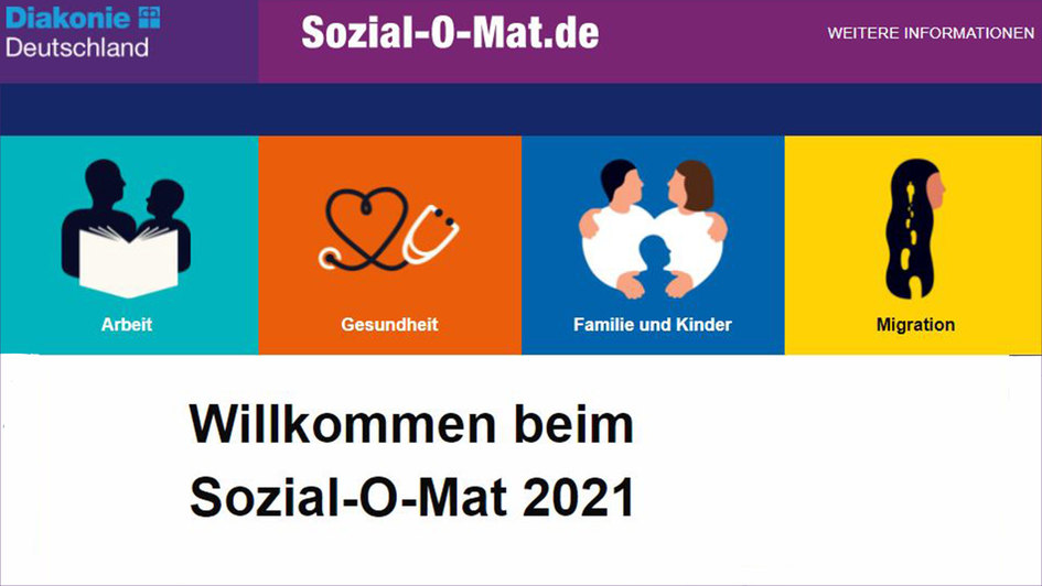 Screenshot 'Sozial-o-mat'