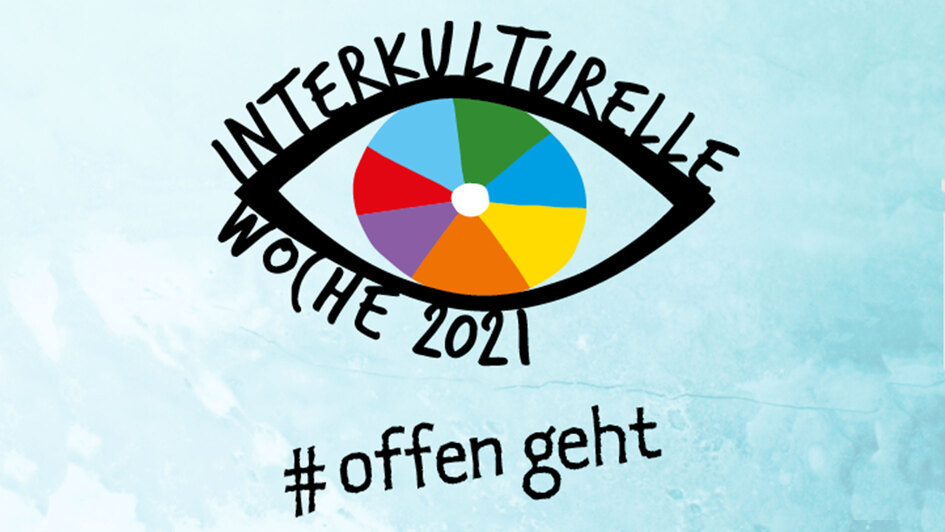 Logo der Interkulturellen Woche : Auge Logo der Interkulturellen Woche : Auge