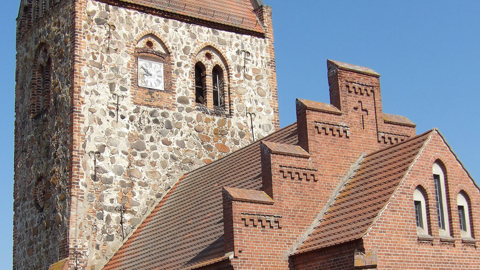 Dorfkirche im brandenburgischen Dorf Netzow
