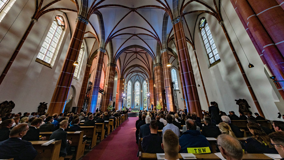 Gedenkgottesdienst fuer die Opfer der Hochwasserkatastrophe in Euskirchen