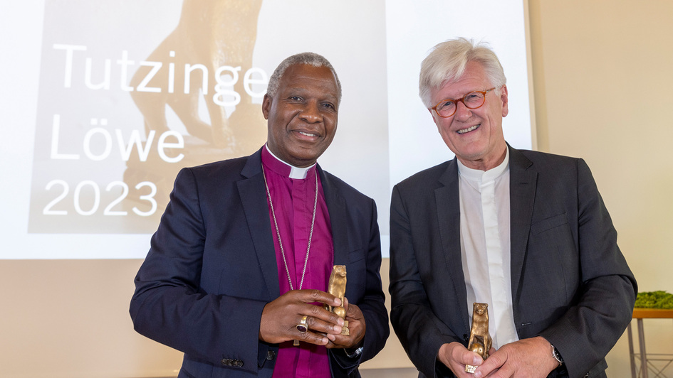 Heinrich Bedford-Strohm und Thabo Makgoba Heinrich Bedford-Strohm und Thabo Makgoba