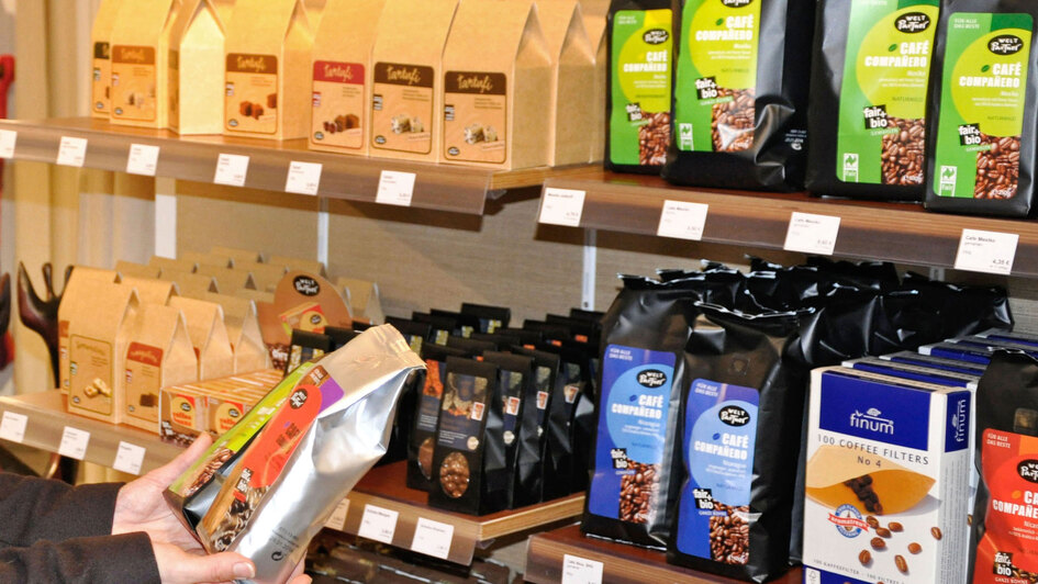 Produkte im Fairtradeladen Produkte im Fairtradeladen