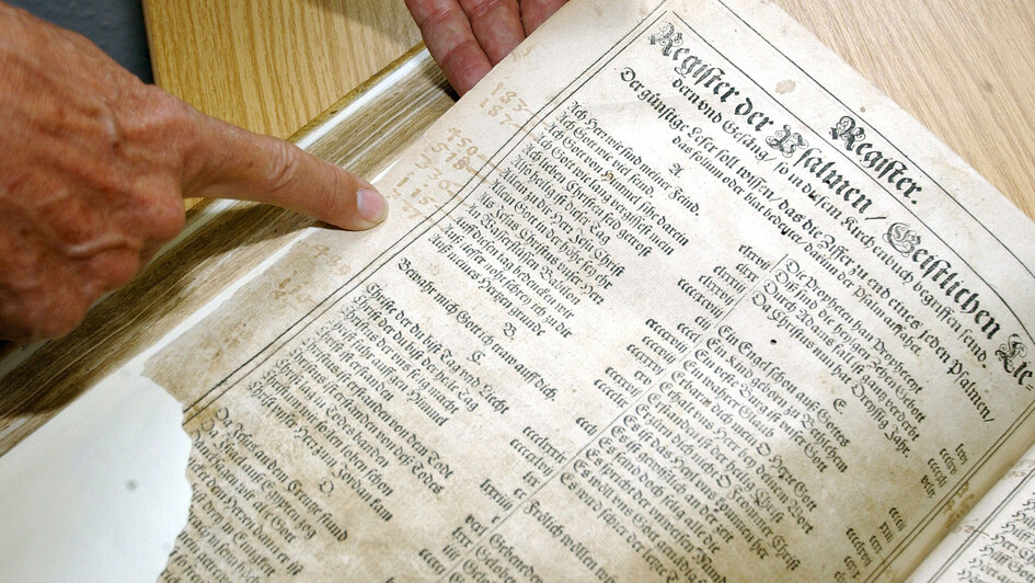 Evangelisches Spangenberg-Cantional aus Magdeburg aus dem Jahr 1545 Evangelisches Spangenberg-Cantional aus Magdeburg aus dem Jahr 1545