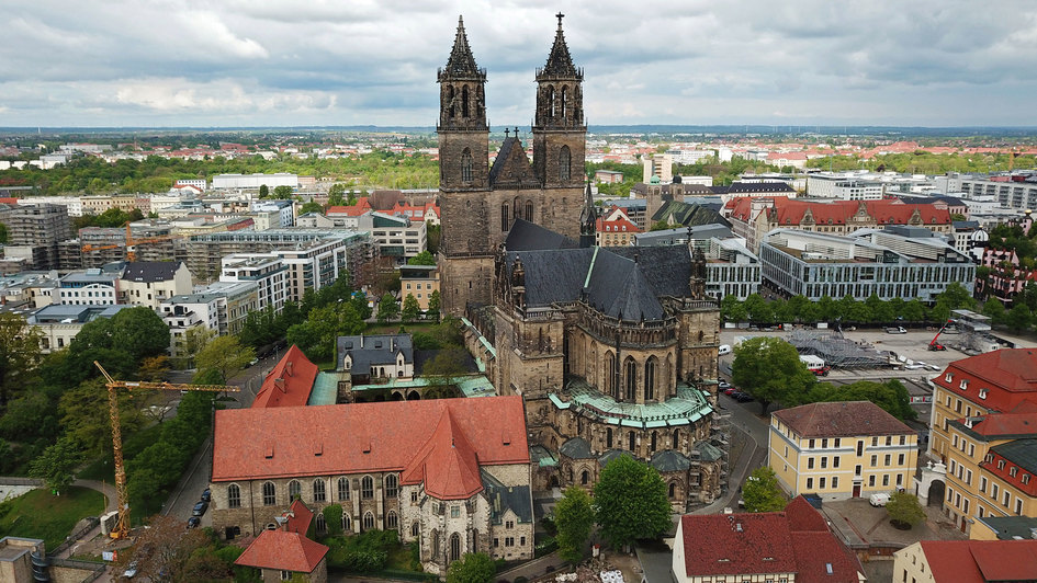 Der Magdeburger Dom als Wahrzeichen der Stadt
