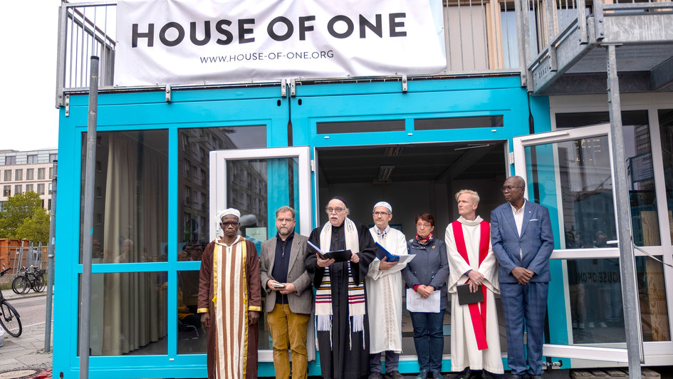 Baustelle des Drei-Religionen-Hauses 'House of One'