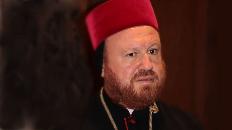 Der syrisch-orthodoxe Erzbischof Nicodemos Daoud Matti Sharaf Der syrisch-orthodoxe Erzbischof Nicodemos Daoud Matti Sharaf