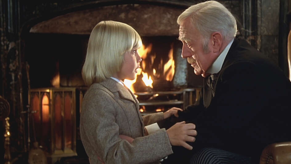 Ricky Schroder und Alec Guinness in 'Der kleine Lord'