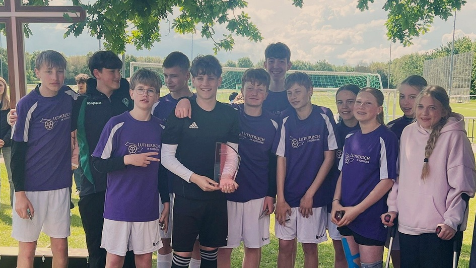 Konfi-Cup-Siegermannschaft 2026 aus Nordhorn
