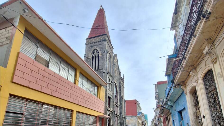 Die Primera Iglesia Presbiteriana im historischen Zentrum von Havanna