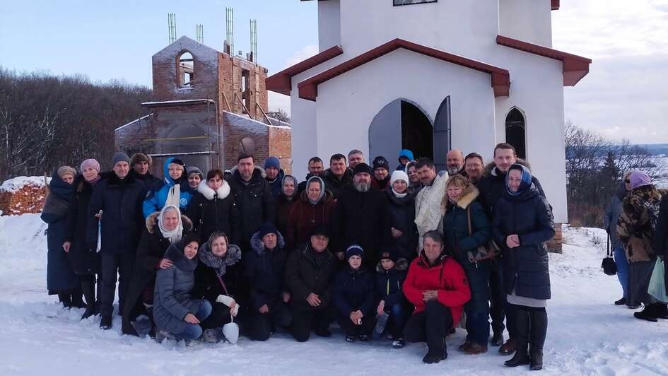 Gemeinde des Hl. Spiridon in dem ukrainischen Dorf Selenyi Haj (Foto von 2021)