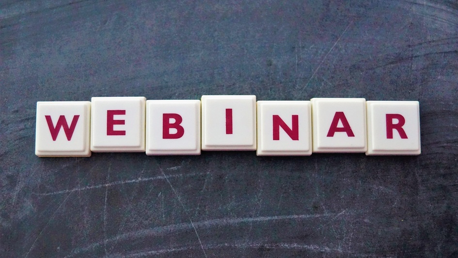 Schriftzug 'Webinar'