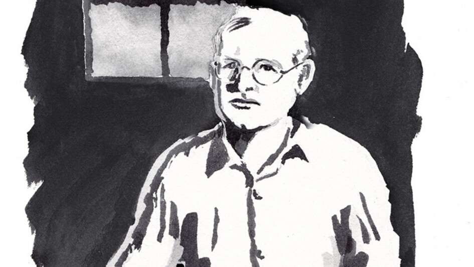 Tuschezeichnung von Dietrich Bonhoeffer Tuschezeichnung von Dietrich Bonhoeffer