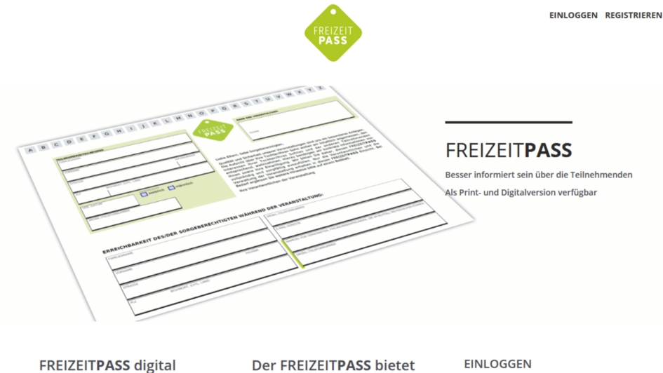 Webseite freizeitpass-online.de