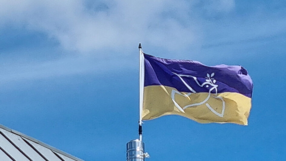 Ukrainische Friedensflagge Ukrainische Friedensflagge
