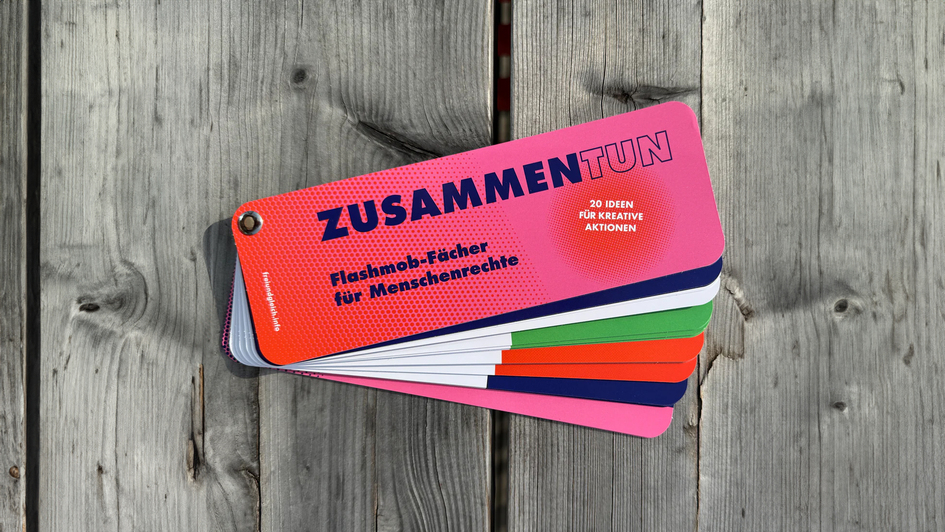 Flashmob-Fächer von Frei und Gleich