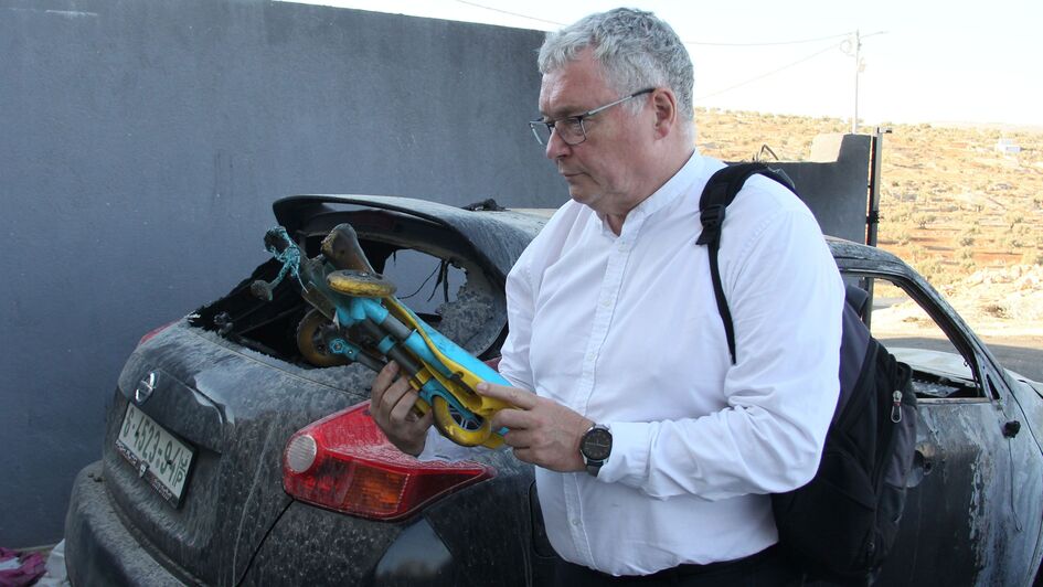 Probst Joachim Lenz in Taybeh