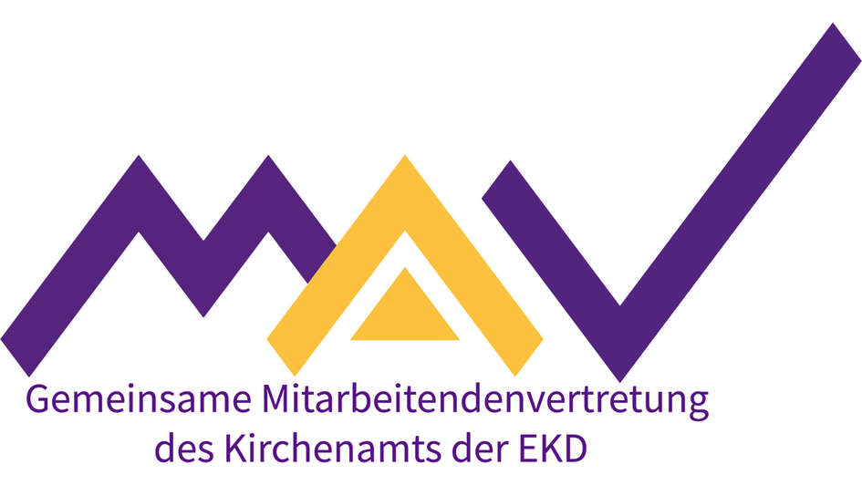 Logo der Gemeinsamen Mitarbeitendenvertretung (MAV) der EKD Logo der Gemeinsamen Mitarbeitendenvertretung (MAV) der EKD