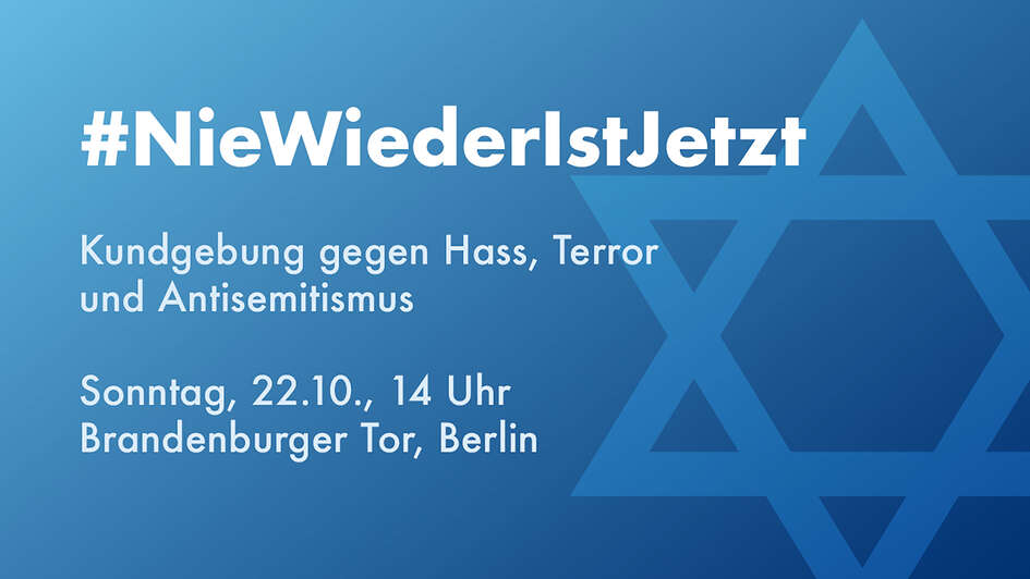#NieWiederIstJetzt #NieWiederIstJetzt