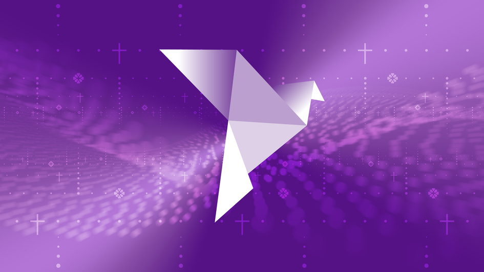 Friedenstaube in Origamiform