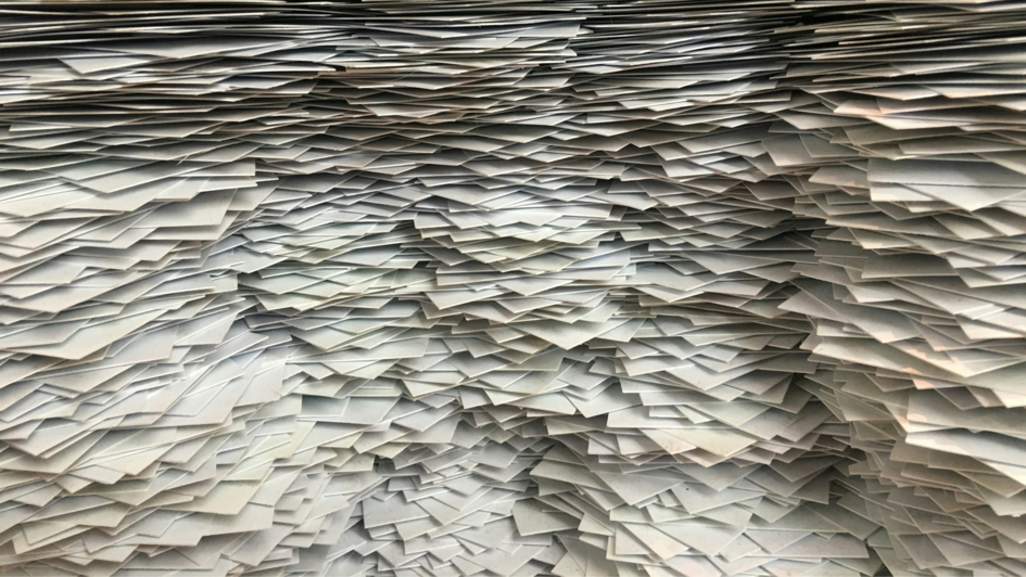 Eine Menge Papier