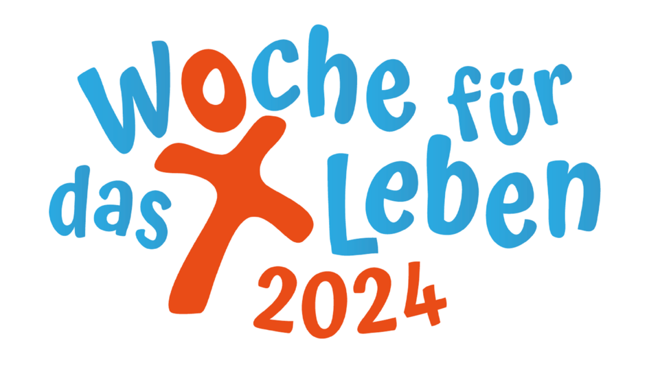 Logo mit Schatten Woche für das Leben 2024