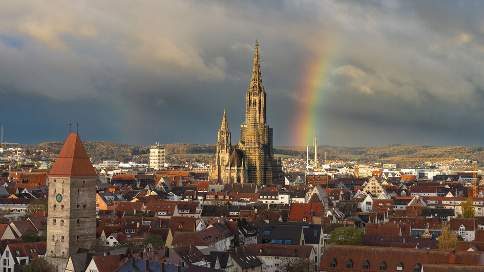 Blick auf das Ulmer Münster Blick auf das Ulmer Münster