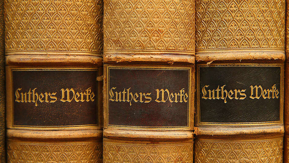 Buchrücken Luthers Werke Buchrücken Luthers Werke