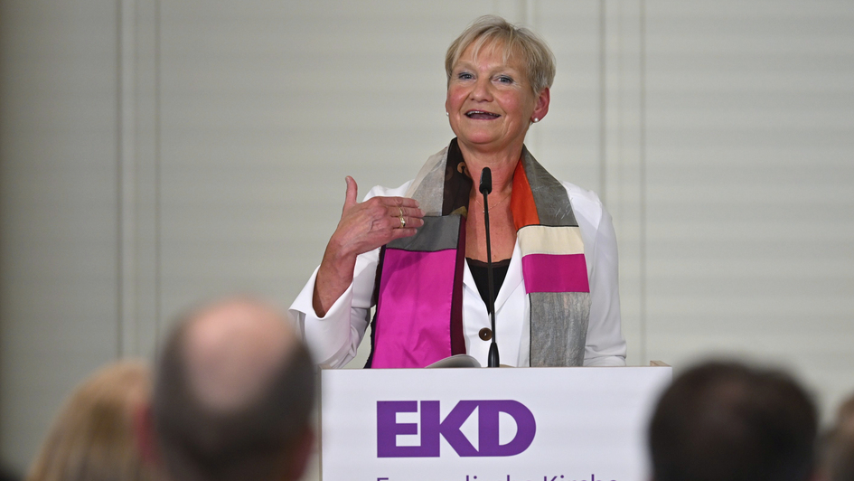 Kirsten Fehrs bei ihrer Rede auf dem Johannisempfang 2026