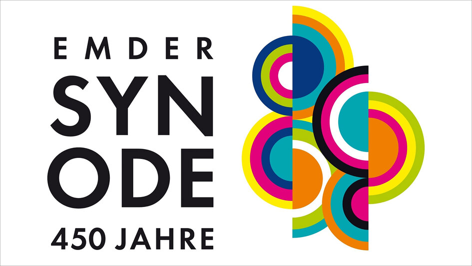 Logo: 450 Jahre Emder Synode Logo: 450 Jahre Emder Synode
