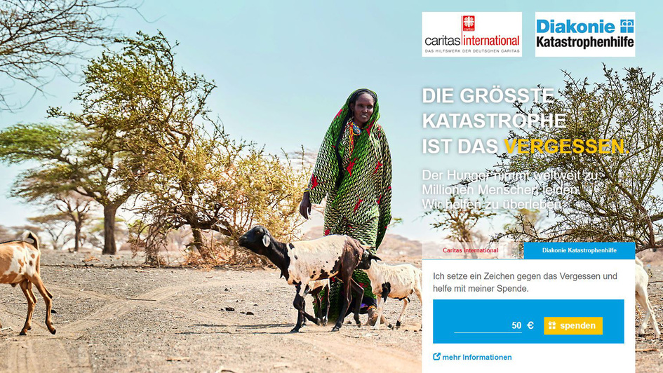 Screenshot „vergessene-katastrophen.de“ Screenshot „vergessene-katastrophen.de“