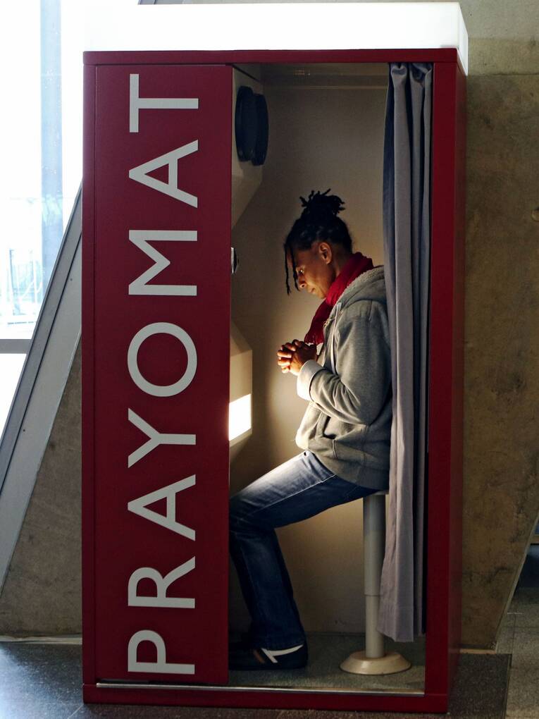 Prayomat am Stuttgarter Flughafen