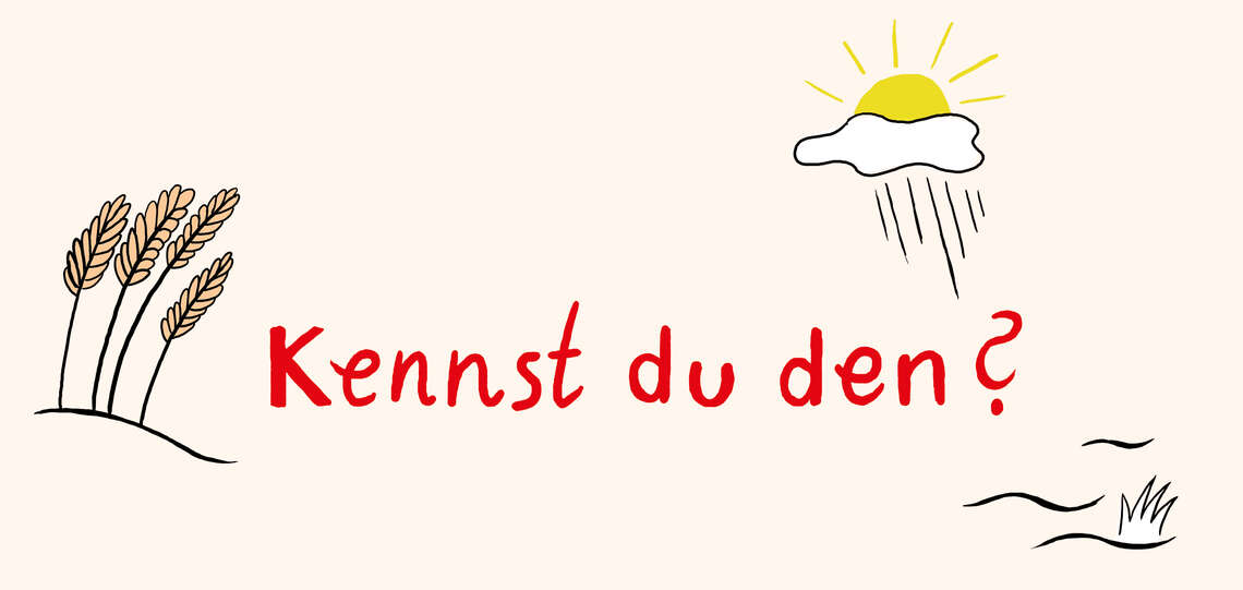Illustration zu Texten fürs Leben mit der Frage: "Kennst du den?" Illustration zu Texten fürs Leben mit der Frage: "Kennst du den?"