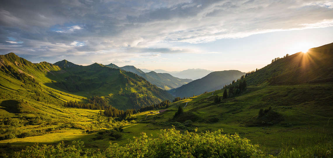 Berglandschaft in Österreich - Titelbild