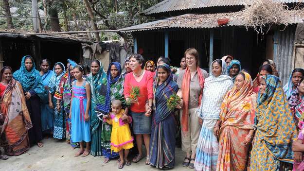 Als Reformationsbotschafterin viel untwegs: Margot Käßmann in Neu Delhi.