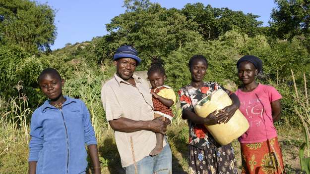 Familie von Agnes Irima in Kenia